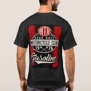Camiseta Motocicleta UGLYE® Vintage MTR Road Race Club 1976