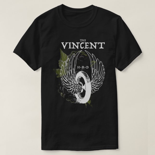 Camiseta Motocicleta Vincent (Diseño del anverso)