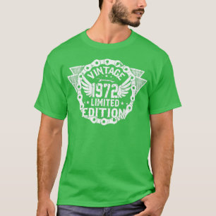 Camiseta Motocicleta Vintage 50 cumpleaños 1972