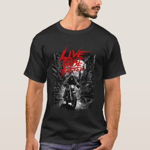 Camiseta Motocicleta Vintage Biker Anarca Libre