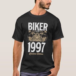Camiseta Motocicleta Vintage Hombres Mujeres Nacidas En 199