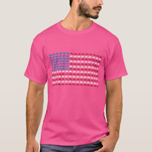 Camiseta Motocicletas Bandera Estadounidense 4 De Julio Mot