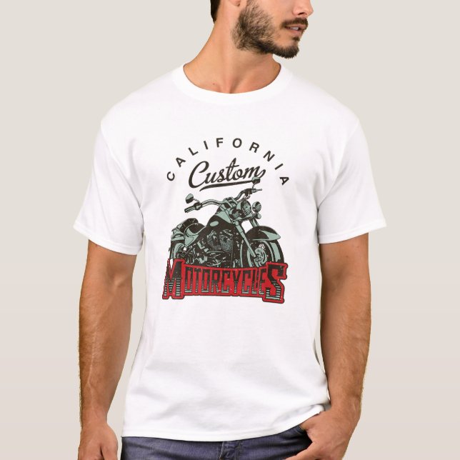 Camiseta Motocicletas clásicas (Anverso)