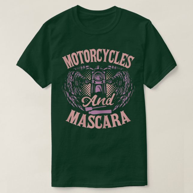 Camiseta Motocicletas De Bicicleta Para Mujeres Y Motocicli (Diseño del anverso)