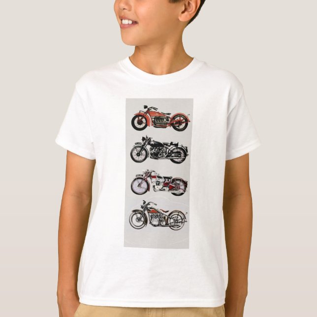 CAMISETA MOTOCICLETAS DE VINTAJE (Anverso)