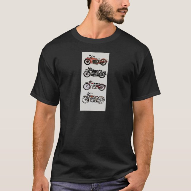 CAMISETA MOTOCICLETAS DE VINTAJE (Anverso)