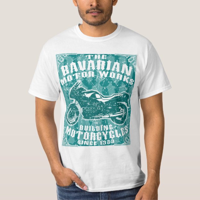 Camiseta Motocicletas del vintage (Anverso)