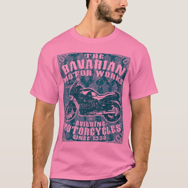 Camiseta Motocicletas del vintage (Anverso)