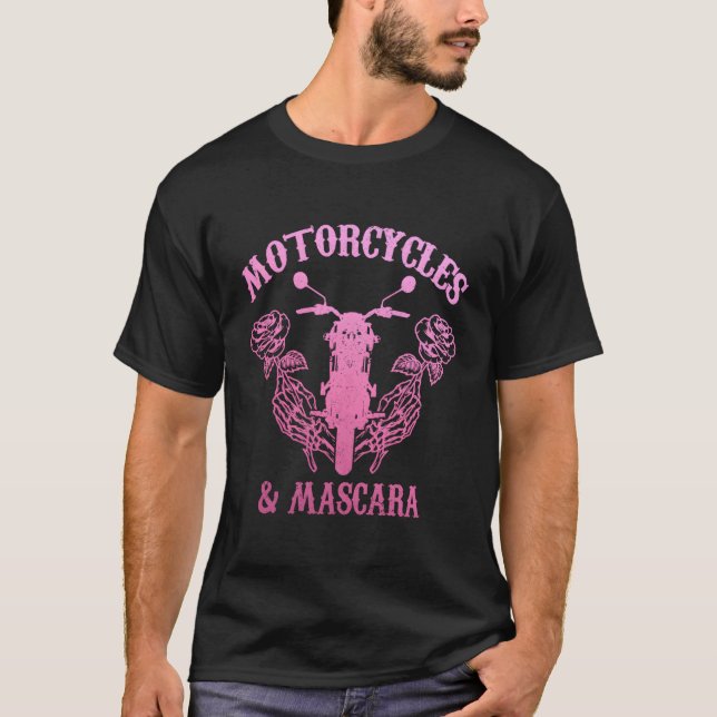Camiseta Motocicletas Mascara Biker K (Anverso)