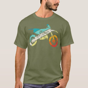 Camiseta motocicletas motocross motoristas de motociclismo 