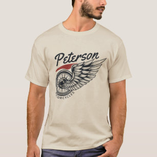 Camiseta Motocicletas Personalizadas Neumático Volador Tien