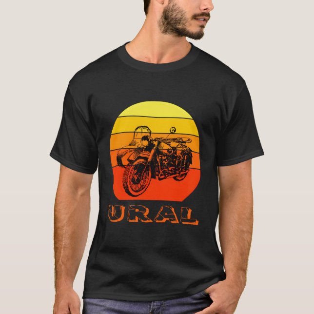 Camiseta Motocicletas pesadas soviéticas como Ural no tiene (Anverso)