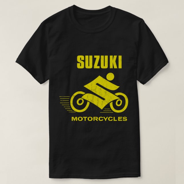 Camiseta Motocicletas Suzuki en los años 60 (Diseño del anverso)