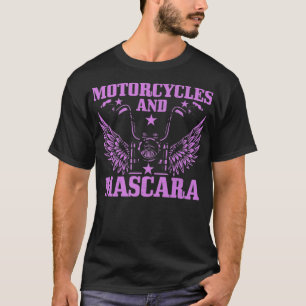 Camiseta Motocicletas Y Chica De Moto Mascara Funny Vi