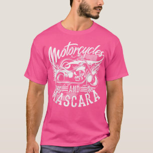 Camiseta Motocicletas Y Mascara Art Cute Makeup Motor Lov