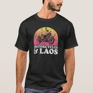 Camiseta Motocicletas y motocicletas de Laos