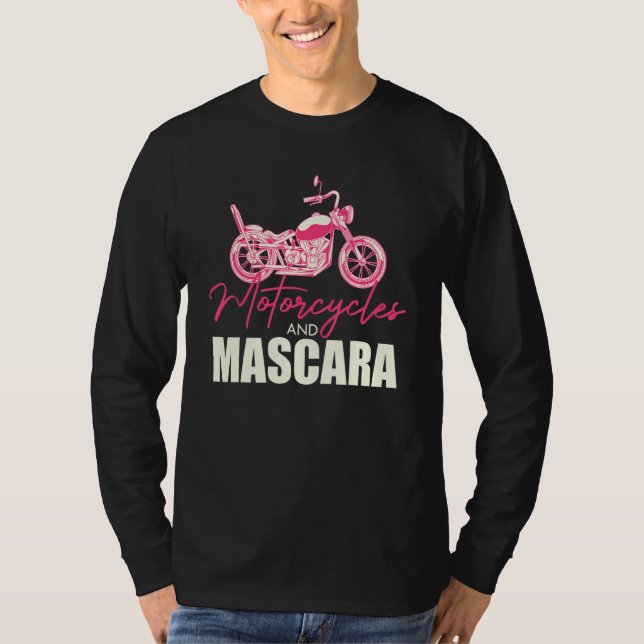 Camiseta Motocicletas Y Motocicletas Mascara (Anverso)