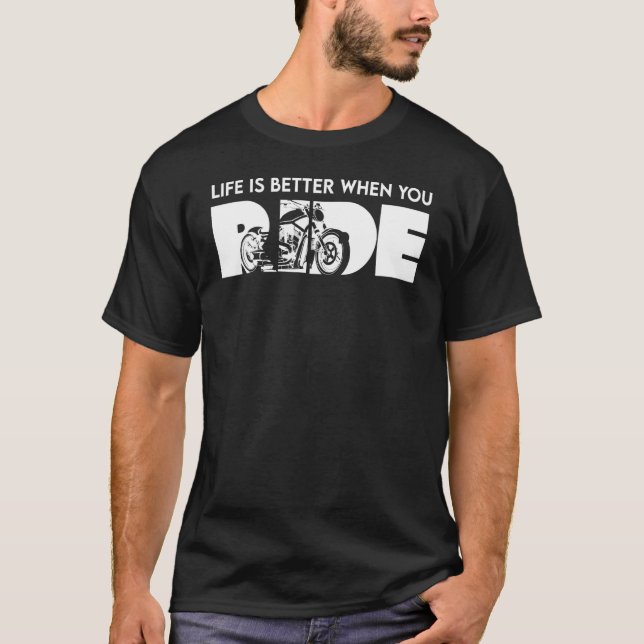 Camiseta Motociclismo Ciclismo Bicicleta Motociclismo B (Anverso)