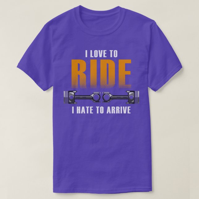 Camiseta Motociclismo con Novia (Diseño del anverso)