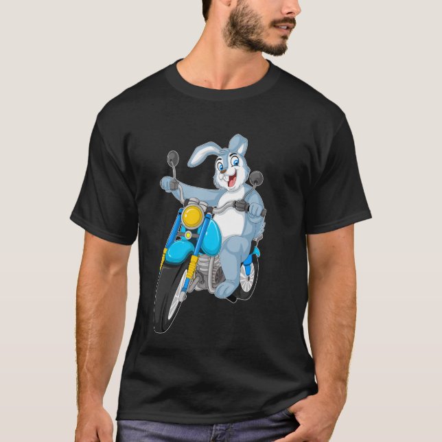 Camiseta Motociclismo de conejo (Anverso)