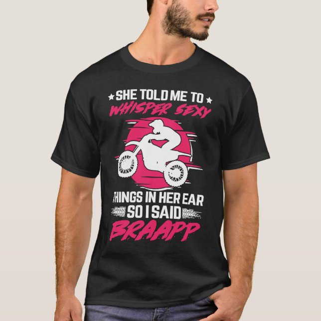 Camiseta Motociclismo de tierra Braapp motocross 2 recorrid (Anverso)
