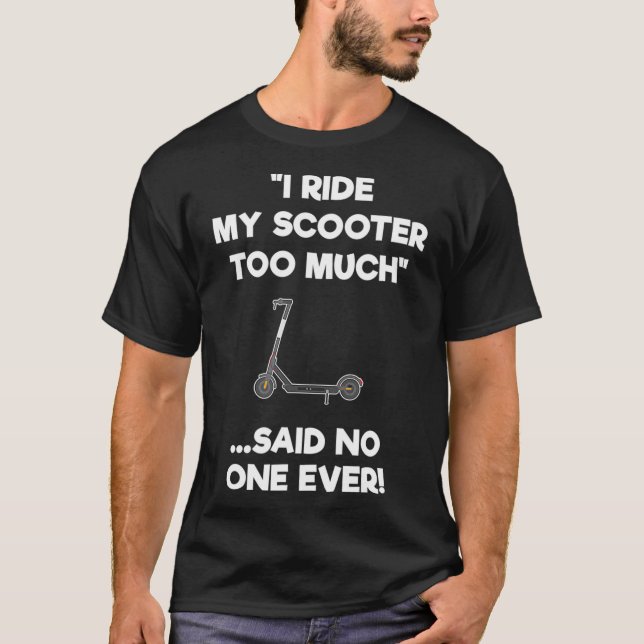 Camiseta Motociclismo eléctrico regalo divertido (Anverso)