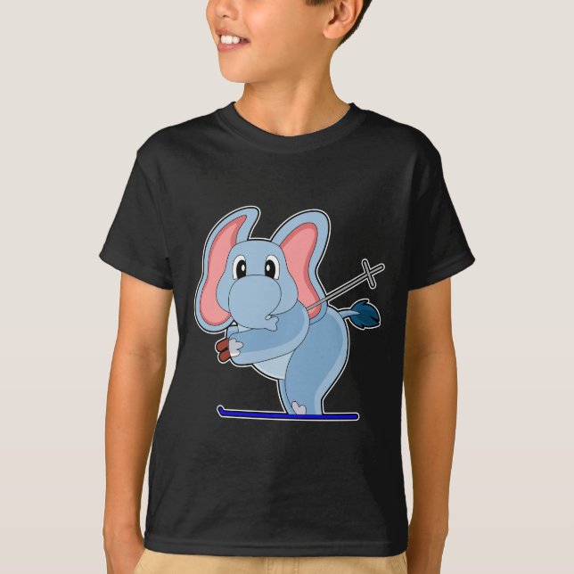 Camiseta Motociclismo elefante (Anverso)