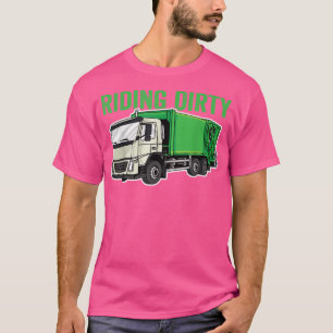Camiseta Motociclista basura sucio