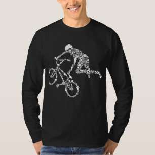 Camiseta Motociclista BMX - Carreras de arrastre para bicic