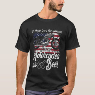 Camiseta Motociclista Clásico Si El Dinero No Puede Comprar