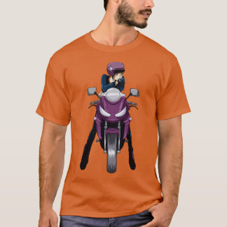 Camiseta Motociclista con motocicleta