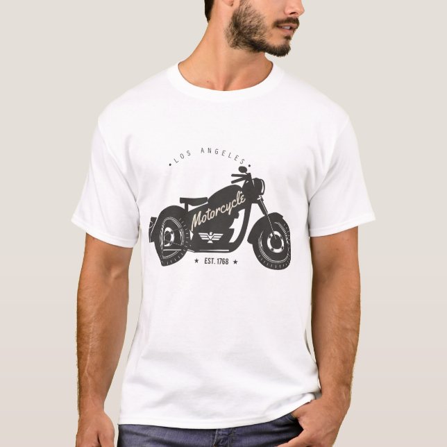 Camiseta Motociclista de Los Ángeles (Anverso)