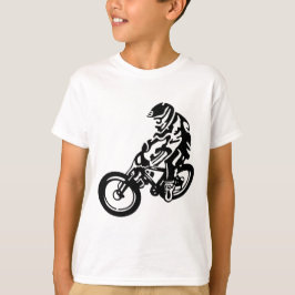 Camiseta Motociclista de montaña cuesta abajo