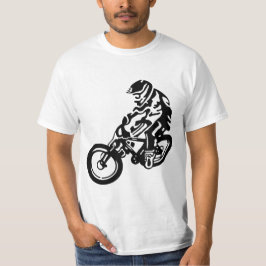 Camiseta Motociclista de montaña cuesta abajo