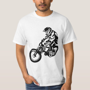 Camiseta Motociclista de montaña cuesta abajo