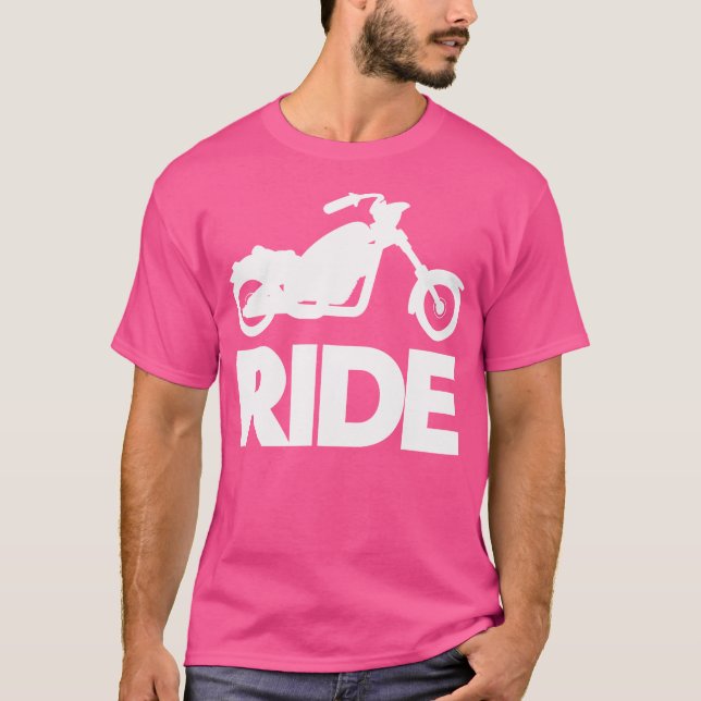 Camiseta Motociclista de motocicleta Chopper Biker Motorbi (Anverso)