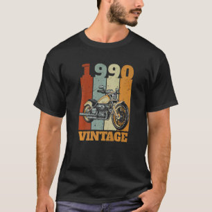 Camiseta Motociclista de motocicleta de época nativa 1990