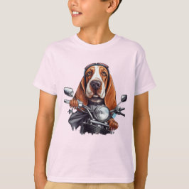 Camiseta motociclista de perro de Guay, un lindo perrito de