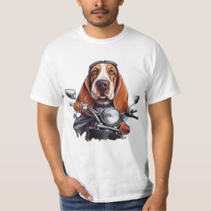 Camiseta motociclista de perro de Guay, un lindo perrito de