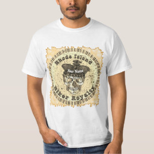 Camiseta Motociclista de Rhode Island