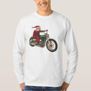 Camiseta Motociclista de Santa Navidades