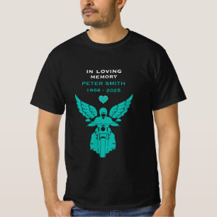 Camiseta Motociclista Funeral en Memoria