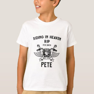 Camiseta Motociclista Funeral En Memoria
