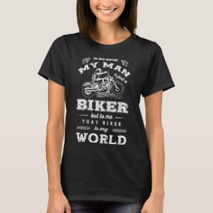 Camiseta Motociclista Girlfriend Motocicleta Bride Husb