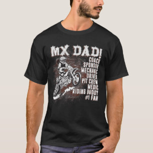 Camiseta Motociclista mecánico patrocinador del entrenador