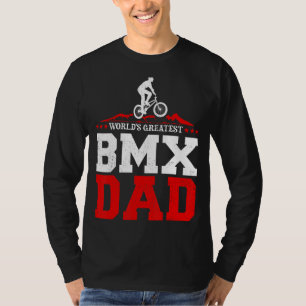 Camiseta Motociclista Mens Bmx: el mejor padre de Bmx
