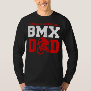 Camiseta Motociclista Mens Bmx más grande del mundo