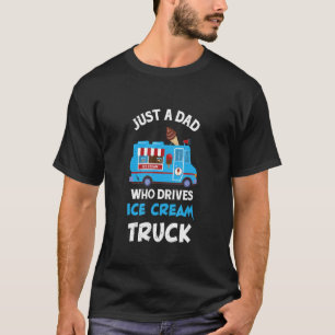 Camiseta Motociclista Mens Ice Cream Solo Un Helado De Papá