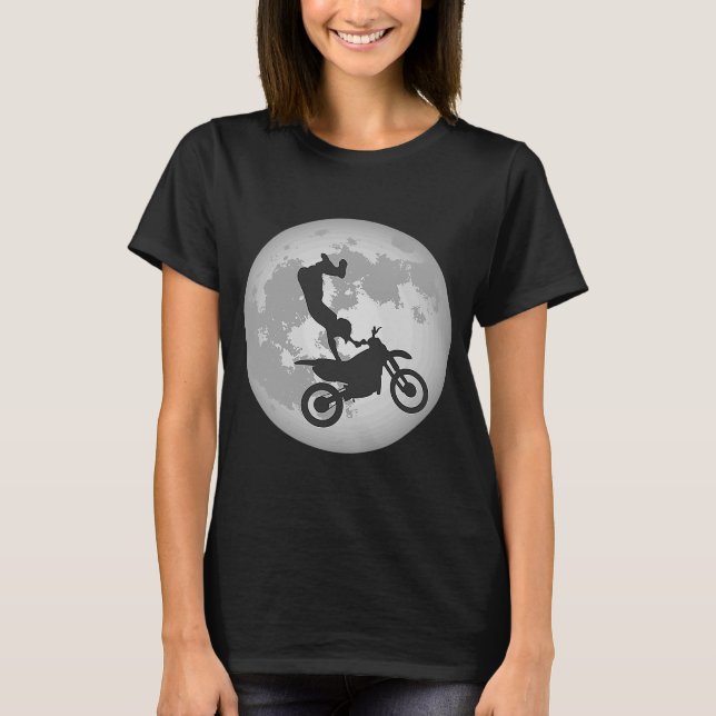 Camiseta Motociclista Moon Light (Anverso)