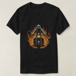 Camiseta Motociclista oscuro / esqueleto